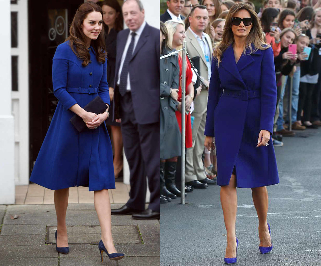 Kate Middleton Or Melania Trump Who Does The Coat Dress Better